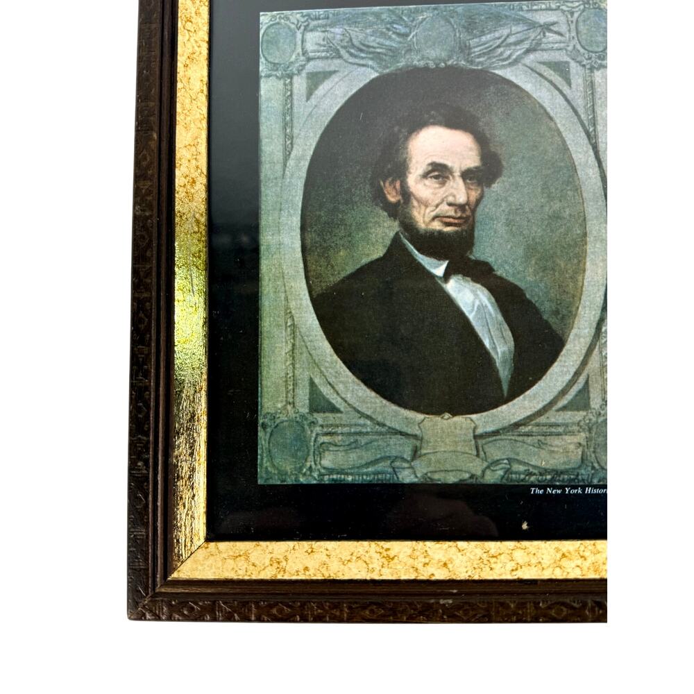 A Memorial To Lincoln Framed Penny Collection Display Abraham Lincoln Wall Art - Picture 2 of 10